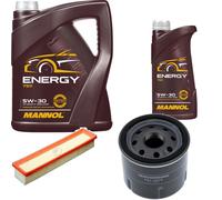 Controllo Set 6 L Energy 5W-30 per Renault Twingo II 1.2 16V Clio III Dacia