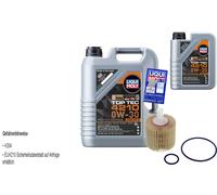 Controllo Set 6 L Liqui Moly Top Tec 0W-30 Per Toyota RAV 4 IV 2.5 Hybrid