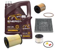 Controllo Set 6 L MANNOL Energy 5W-30 per Ford Kuga I C-Max 2.0 TDCi