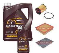 Controllo Set 6 L MANNOL Energy 5W-30 per Opel Omega B 2.5 V6 3.0 2.6 3.2