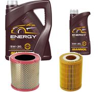 Controllo Set 6 L MANNOL Energy 5W-30 per Renault Clio II Twingo I Kangoo