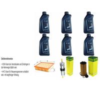 Controllo Set 6 L Per BMW Olio TWINPOWERTURBO 5W-30 Mini Clubman F54 10960097