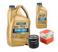 Controllo Set 6 L RAVENOL 5W-30 per Ford Mondeo III Turnier 2.5 V6 24V ST220