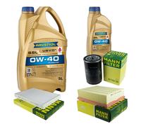 Controllo Set 6 L RAVENOL SSL 0W-40 per Audi A4 Cabriolet 1.8 T Seat Exeo ST