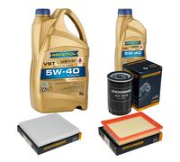Controllo Set 6L DENCKERMANN RAVENOL Turbo VST 5W-40 per Mazda 2 1.6