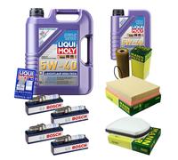 Controllo Set 6L Liqui Moly 5W-40 Bosch Candele Per Mercedes-Benz SLK 200
