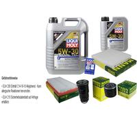 Controllo Set 6L Liqui Moly SpecialTecF 5W-30 + MANN Filtro 9820484