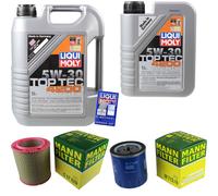 Controllo Set 6L LIQUI MOLY Top Tec 4200 5W-30 per Peugeot Boxer 2.5 D 1.9 D