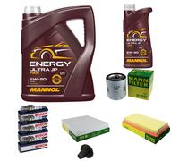 Controllo Set 6L MANNOL Energy 5W-20 Per Jeep Patriot 2.4 4x4 Dodge