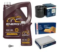 Controllo Set 6L MANNOL Energy 5W-30 per Land Rover Freelander 2 2.0 Si4 4x4