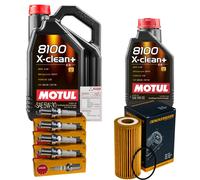 Controllo Set 6L Motul 5W-30 Per Audi Q5 2.0 TFSI Quattro A5 1.8