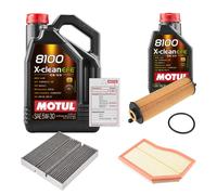 Controllo Set 6L Motul 8100 x-Pulire Efe 5W-30 per Mercedes-Benz Classe B Gla