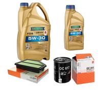 Controllo Set 6L RAVENOL 5W-30 per Honda CR-V III 2.0i-VTEC 4WD 2.4i-VTEC