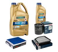 Controllo Set 6L RAVENOL HLS 5W-30 Olio per Lexus GS GRS19_ UZS19_ GWS19_ 430