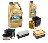 Controllo Set 6L RAVENOL HLS 5W-30 per Opel Grandland X 1.5 Turbo D Combo