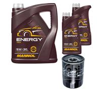 Controllo Set 7 L Energy 5W-30 per Jaguar XK Cabriolet 4.2, XK8 3.6, S-Type 4.0