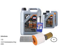 Controllo Set 7 L Liqui Moly Top Tec 0W-30 Per Audi A6 40 TDI Mild Hybrid