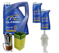 Controllo Set 7 L MANNOL 10W-40 per Mercedes 601 207 D 2.4 209 602 307 309