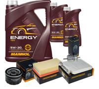 Controllo Set 7 L MANNOL Energy 5W-30 per Renault Clio III 1.6 16V 1.4