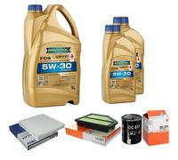Controllo Set 7 L RAVENOL 5W-30 per Honda CR-V III 2.0i-VTEC 4WD 2.4i-VTEC