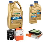 Controllo Set 7 L RAVENOL 5W-30 per Honda CR-V III 2.0i-VTEC 4WD 2.4i-VTEC
