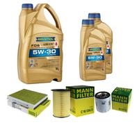 Controllo Set 7 L RAVENOL FDS 5W-30 per Ford Focus III Turnier Kuga II 2.0