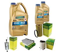 Controllo Set 7 L RAVENOL SSL 0W-40 per Audi A3 2.0 FSI VW Touran Golf V
