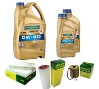 Controllo Set 7 L RAVENOL SSL 0W-40 per BMW 5er Touring E39 530d 525d