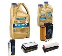 Controllo Set 7 L RAVENOL SSL 0W-40 per BMW 5er Touring E61 525d 530d E60
