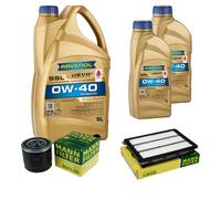 Controllo Set 7 L RAVENOL SSL 0W-40 per Hyundai Tucson 2.0 KIA Sportage