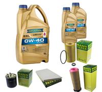 Controllo Set 7 L RAVENOL SSL 0W-40 per Mercedes C-Klasse W203 S203 CL203