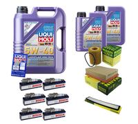 Controllo Set 7L Liqui Moly 5W-40 Bosch Candele per BMW 3er 320i