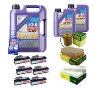 Controllo Set 7L Liqui Moly 5W-40 Bosch Candele per BMW 5er 523i