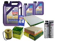 Controllo Set 7L Liqui Moly 5W-40 Leichtlauf High Tech Per Opel Omega B 2.6