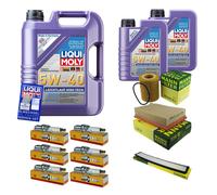 Controllo Set 7L Liqui Moly 5W-40 NGK Candele Per BMW 3er Cabriolet 320