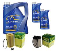 Controllo Set 7L MANNOL 10W-40 per Mercedes W163 ML 270 CDI W210 E 220