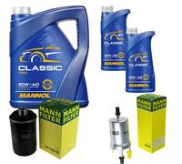 Controllo Set 7L MANNOL Classic 10W-40 per Audi A3 1.8 TFSI TT VW Golf V