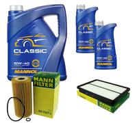 Controllo Set 7L MANNOL Classic 10W-40 per Hyundai Santa Fé III 2.2 CRDi 4WD