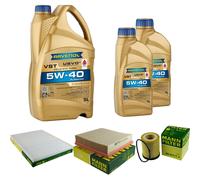 Controllo Set 7L RAVENOL Turbo VST 5W-40 per Opel Omega B 2.5 V6 3.0 2.6
