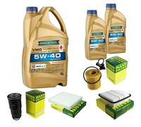 Controllo Set 7L RAVENOL VMO 5W-40 per Toyota RAV 4 III 2.2 D 4WD