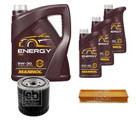 Controllo Set 8 L 5W-30 per Ford Mondeo III Turnier 2.5 V6 24V ST220