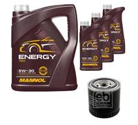 Controllo Set 8 L 5W-30 per Ford Mondeo III Turnier 2.5 V6 24V ST220