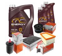Controllo Set 8 L Energy 5W-30 per Renault Kangoo 1.6 16V Clio II 1.4 Megane