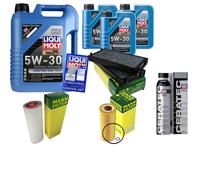 Controllo Set 8 L LIQUI MOLY 5W-30 Longtime High Tech per BMW X5 3.0d