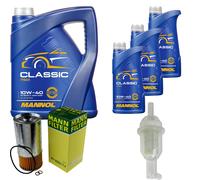 Controllo Set 8 L MANNOL 10W-40 per Mercedes 601 207 D 2.4 209 602 307 309