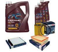 Controllo Set 8 L MANNOL Ceramic 5W-40 per Volvo V70 II 2.4 2.5 T