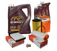 Controllo Set 8 L MANNOL Energy 5W-30 per Land Rover Freelander 2.0 TD4 4x4