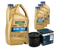 Controllo Set 8 L RAVENOL 5W-30 per Ford Mondeo III Turnier 2.5 V6 24V ST220