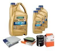 Controllo Set 8 L RAVENOL 5W-30 per Honda CR-V III 2.0i-VTEC 4WD 2.4i-VTEC