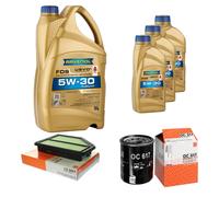 Controllo Set 8 L RAVENOL 5W-30 per Honda CR-V III 2.0i-VTEC 4WD 2.4i-VTEC